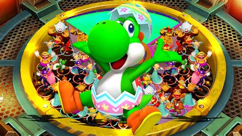 Super Mario Party Team Battles Yoshi And Mario Vs Luigi And Waluigi