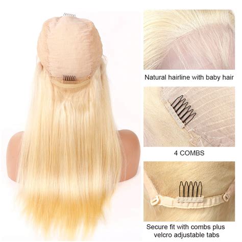 613 Blonde Straight 4x4 Lace Wig Recool Hair