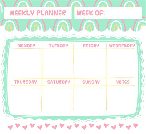 Printable Planner Weekly