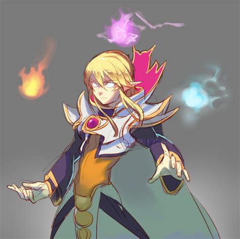 Dota Art Invoker Carl Invoker Kael Dota 2 Art Dota 2