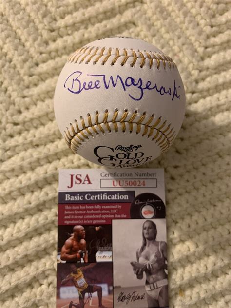 Bill Mazeroski Autographed Signed Gold Glove Baseball Authentic Romlb