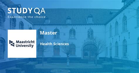 StudyQA Master Health Sciences Maastricht University