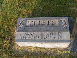 Anna Jenkins Sheets Find A Grave Reminne