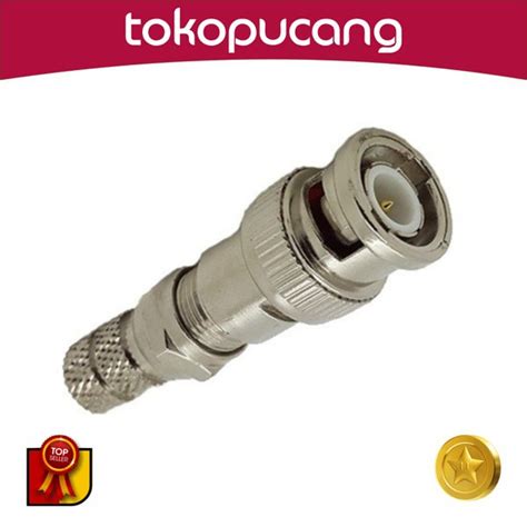 Jual Bnc Drat Konektor Cctv Rg Jack Kabel Cctv Connector Colokan Di