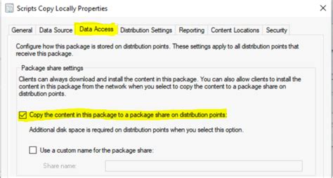 Sccm Package Deployment Options In Distribution Points Tab Htmd Blog