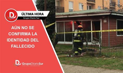 Confirman Un Fallecido En Incendio De Calle Err Zuriz En Valdivia