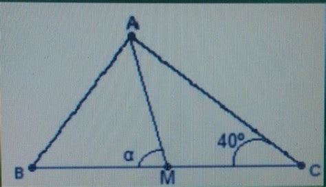 Na Figura O Triângulo Abc é Retângulo Em A E M é O Ponto Médio Do Lado