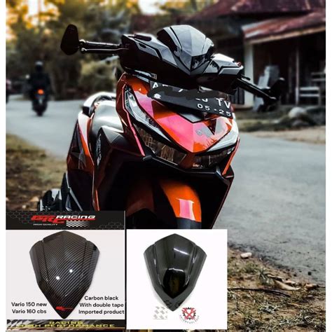 Jual Visor Variasi Honda Vario Led Old 125 150 Carbon Pnp Vario 160 New