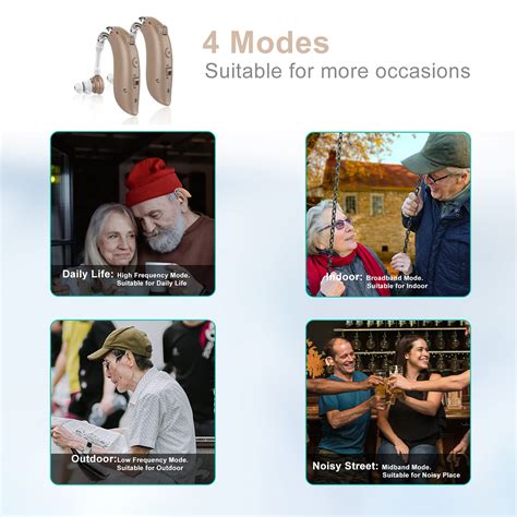 Onebridge Digital Ear Hearing Assist Device Aids With Volume Control For Seniors Rechargeable