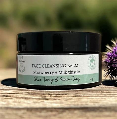 Blue Tansy Strawberry And Milk Thistle Face Cleansing Balmmake Up