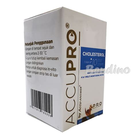 Jual Accupro Strip Kolesterol Stick Tes Cholesterol Stik Accu