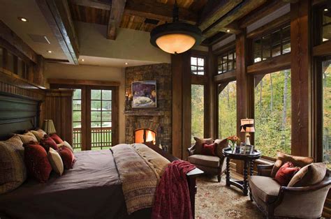 35+ Gorgeous log cabin style bedrooms to make you drool