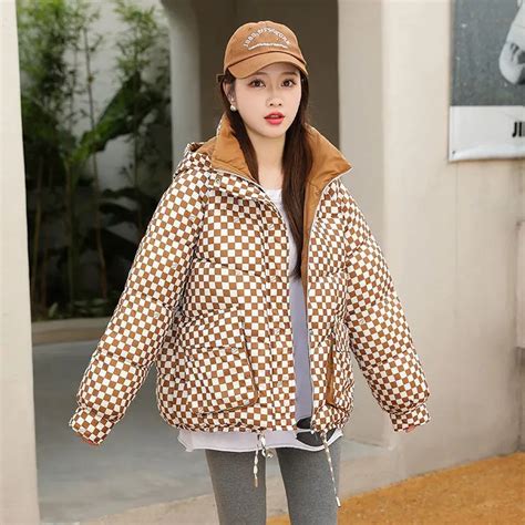 Women Jacket 2022 New Winter Parkas Female Down Cotton Jackets Hooded