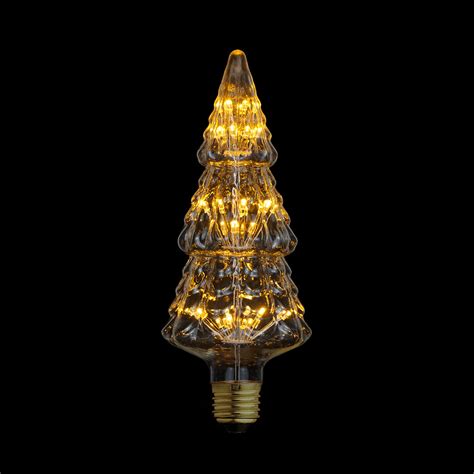 2w Christmas Tree Led Edison Fireworks Globe Light Bulb Home Decor Light With Shade