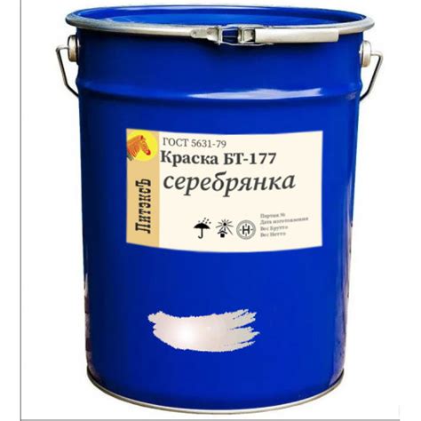 Краска и эмаль БТ - 177 – технические характеристики, применение