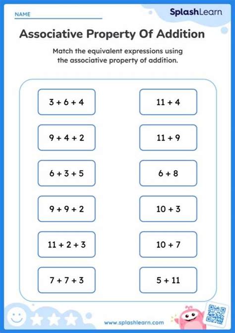 Free Printable Addition Properties Worksheets Splashlearn