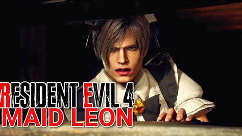 Resident Evil Remake Maid Leon Mod Pc Youtube