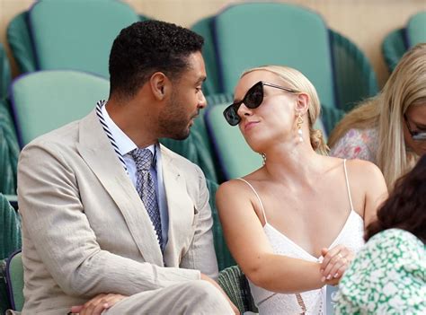 Reg Jean Page And Girlfriend Emily Brown Attend Wimbledon Popsugar