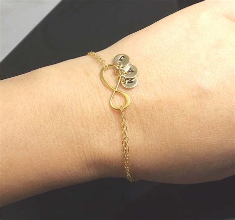 Gold Infinity Bracelet Gold Bracelet Infinity Bracelet Gold - Etsy