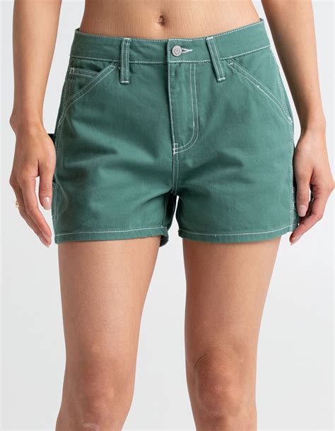 Dickies High Rise Carpenter Womens Shorts Ivy Tillys