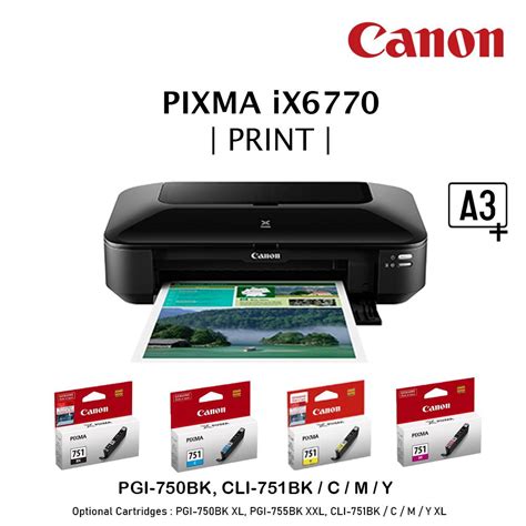 Canon Pixma Ix Inkjet Office Printer Color A Print Only