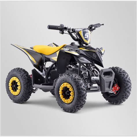 Quad enfant électrique Hiro Cobra 800W Jaune APOLLO Loisir Plein Air