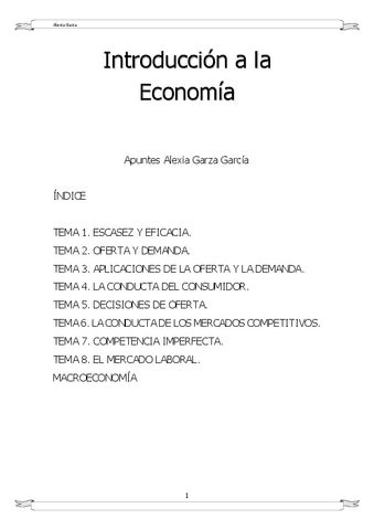 Introduccion A La Economia Pdf