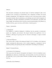 Revolutionizing Healthcare Exploring the Role of Artificial ... 