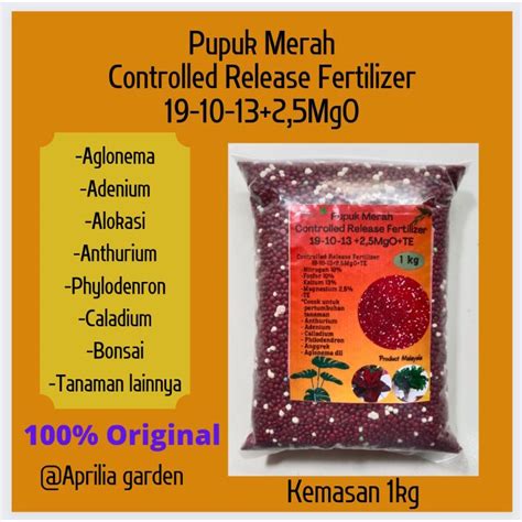 Jual Pupuk Slow Release Merah Mgo Te Sejenis Osmocote