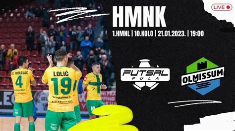 21 01 2023 19 00 1 HMNL 10 KOLO MNK Stanoinvest Futsal Pula