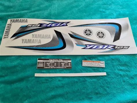 Kit Calcos Yamaha Ybr Ed Moto Azul Completo Envios En Venta En