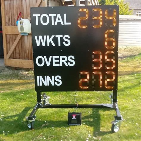 Portable Electronic Cricket Scoreboards Scoreboards Co Uk