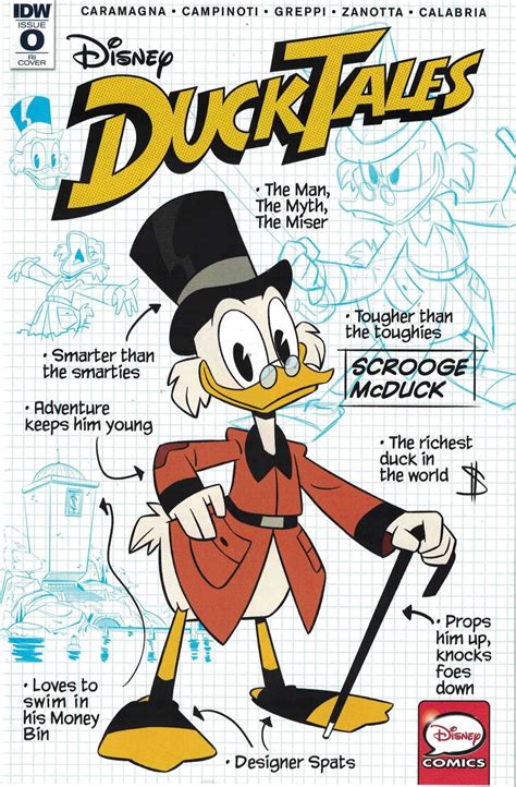 the ducktales cartoon character is shown in this handout