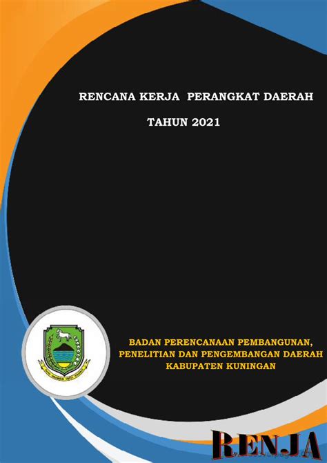 Pdf Rencana Kerja Perangkat Daerah Tahun Dokumen Tips