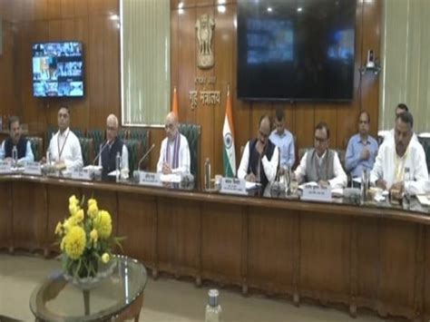 Amit Shah Chairs Review Meeting Over Preparedness For Cyclone Biparjoy