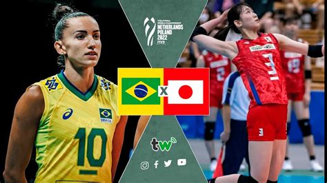 Brasil x Japão AO VIVO Mundial Feminino de Vôlei Torcida Web YouTube