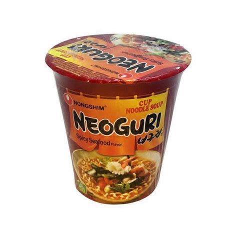 Nongshim Noodle Soup Cup Neoguri Spicy Seafood Flavor Oz