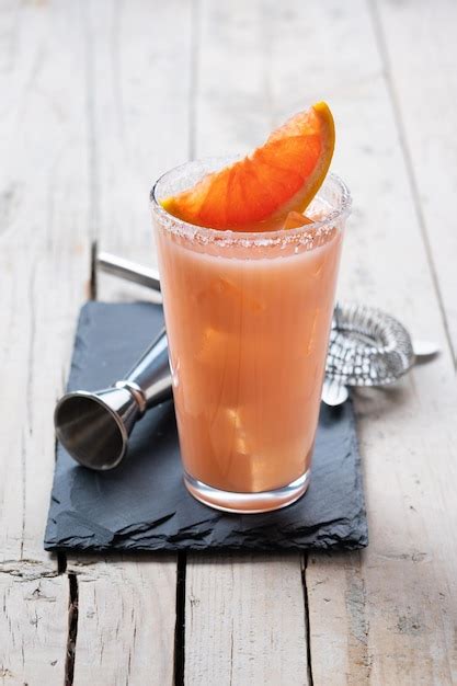 Premium Photo Classic Paloma Cocktail