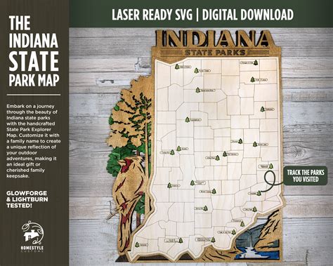 Southern Indiana State Parks Map