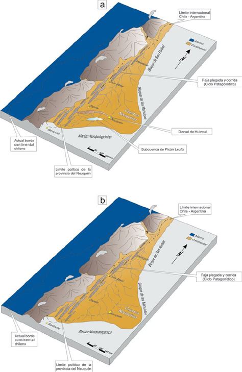 Esquema Paleogeogr Fico De La Cuenca Neuquina Durante La Depositaci N