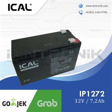 Jual Battery Ups Ical Ip Baterai V Ah Aki Kering Khusus