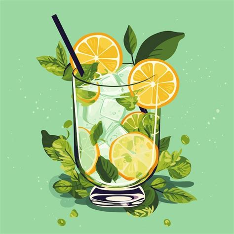 Klassischer Alkoholischer Cocktail Gin Tonic Im Glas