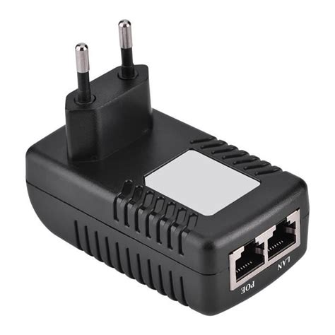 GOTOTOP Injecteur POE 48V 0 5A Injecteur Mural POE Adaptateur Ethernet