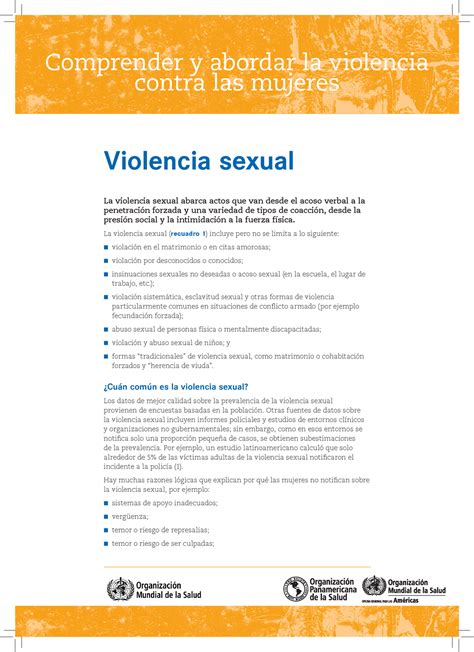 Violenciasexual Comprender Y Abordar La Violencia Contra Las