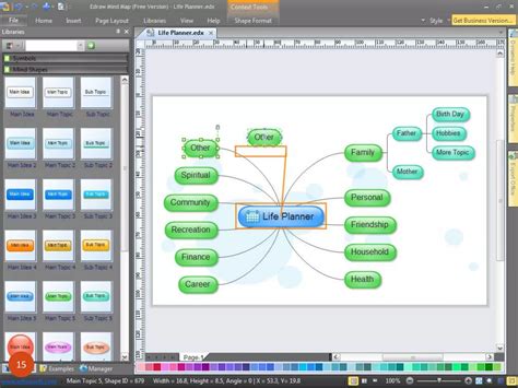 mindmap software pptx