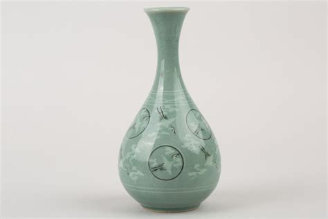 Bidlive Goryeo Celadon Porcelain Yuhuchun Vase Th Century