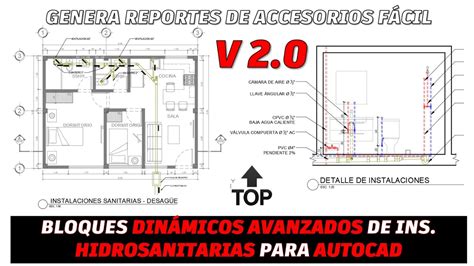 BLOQUES AVANZADOS PARA INSTALACIONES SANITARIAS DE AGUA Y DESAGÜE CON