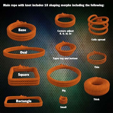 Ropetastic Accessories For Poser And Daz Studio