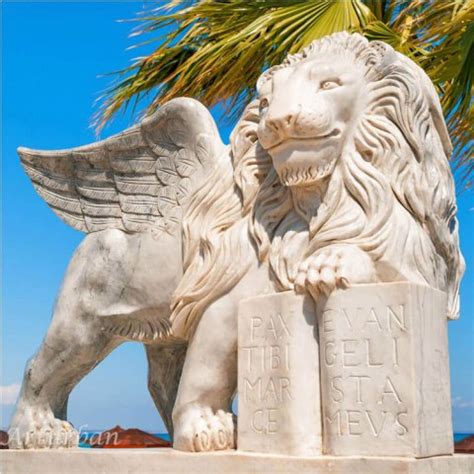 Winged Lion Statue, Venetian Lion Statue Larnaca