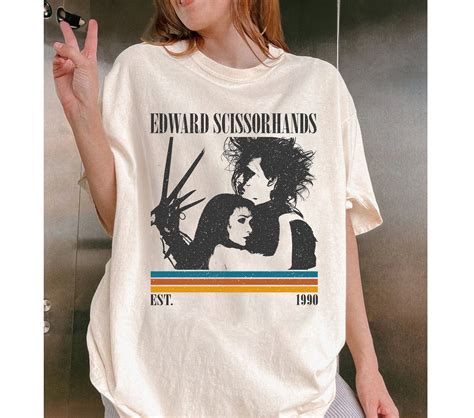 Edward Scissorhands T Shirt Edward Scissorhands Shirt Edward Etsy